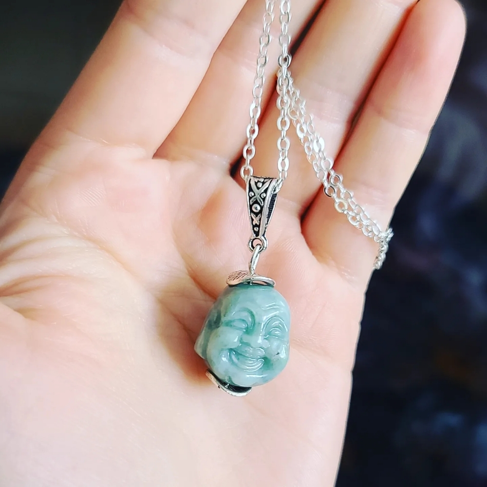 Burma Jade Budda bracelet